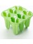 Yeşil 6-Cavity Gıda Sınıfı Silikon Dıy Dondurma Popsicle Kalıpları Çevre Dostu Freeze Suları Içecek Muolds Mutfak Buz Küpü Yapımcıları Araçları (Yurt Dışından) 1