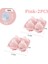Pink-2pcs 3D Büyük Buz Küpü Tepsileri 2.5 Inç Gül Buz Kalıpları 4 Dev Sevimli Çiçek Şekli Kokteyl Suyu Viski Dondurucu Için Buz Silikon Kalıp (Yurt Dışından) 1