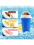 Mavi Slushie Yapımcısı Bardak Hızlı Dondurulmuş Smoothies Kupası Soğutma Çift Katmanlı Sıkma Bardak Slushy Yapımcısı Milk Shake Ev Dıy Dondurma Yapımcısı (Yurt Dışından) 1