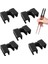 Black-5pcs 5pcs Yemek Çubukları Yardımcılar Pratik Yemek Çubukları Kollu Acemi Yetişkin Çocuk Yeniden Kullanılabilir Yemek Çubukları Eğitim Klipleri (Yurt Dışından) 1