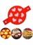 Kırmızı Yıldız Yedi Delikli Omlet Yapışmaz Yumurta Gözleme Halkası Kalıp Makinesi Gıda Sınıfı Silikon Mutfak Aletleri Yıldız Kalp Şeklinde Pişirme Aletleri (Yurt Dışından) 2