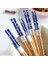 T05 5 Çift 5 Çift Set Yeniden Kullanılabilir El Yapımı Bambu Japon Doğal Ahşap Çubuklarını Suşi Gıda Kedi Çiçek Çok Renkli Ahşap Çubuklarını (Yurt Dışından) 1