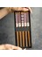 5 Paırs-J 5 Pairs El Yapımı Bambu Çubuklarını Japon Tarzı Doğal Ahşap Kedi Çiçek Baskı Çok Renkli Ahşap Çubuklarını Suşi Gıda Araçları (Yurt Dışından) 1