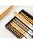 5 Paırs-J 5 Pairs El Yapımı Bambu Çubuklarını Japon Tarzı Doğal Ahşap Kedi Çiçek Baskı Çok Renkli Ahşap Çubuklarını Suşi Gıda Araçları (Yurt Dışından) 4