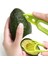 Yeşil 3 In 1 Avokado Dilimleme Tart Bpa Ücretsiz Tereyağı Meyve Soyucu Kesici Hamuru Ayırıcı Plastik Bıçak Mutfak Aksesuarları Araçları Alet (Yurt Dışından) 4