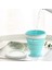 GREY-1PC-100ML Katlanır Silikon Bardak Kahve Kupaları Seyahat Katlanabilir Silikon Bardaklar Taşınabilir Handcup Geri Çekilebilir Gıda Sınıfı Katlanabilir Su Bardakları (Yurt Dışından) 4