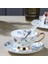 Stil 6 Porselen Kemik Çini Kahve Fincan ve Çay Tabağı Lüks Vintage Seramik Çay Takımları Modern Bardak Cafe Mutfak Eşyaları Drinkware Hediye (Yurt Dışından) 1