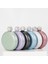 Gümüş Likör Cep Şişesi Bayan Taşınabilir Şarap Sürahisi Paslanmaz Çelik Alkol Şişesi Yaratıcı Kristal Kapaklı Drinkware Şişe Yenilik Cep Şişesi (Yurt Dışından) 3