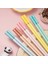 1pairs-05 1 Pairs Sevimli Çubuklarını Kiraz Çiçeği Yaprakları Desen Güzel Kaymaz Suşi Çubuk Çubuklarını Çevre Dostu Gıda Çubuklarını (Yurt Dışından) 2