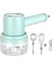 GREEN-100ML Parçalayıcı 3 Hızlı Kablosuz Mikser Yumurta Çırpıcı Elektrikli El Taşınabilir Kek Pişirme Için Çırpma Çok Fonksiyonlu Mini Mutfak Robotu Thermomix (Yurt Dışından) 1