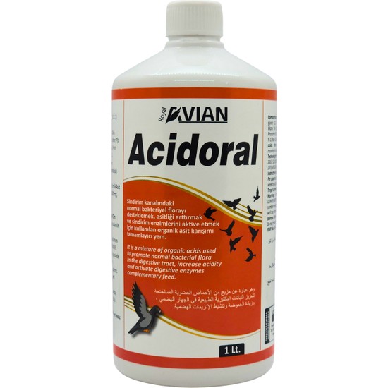 Royal Acidoral 1 Lt. Kanatlılarda Ve Kuşlarda