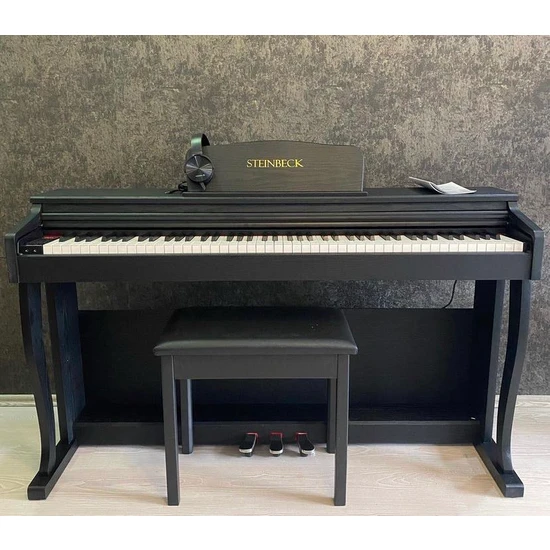 Steinbeck SP077B Siyah Dijital Piyano +Tabure ve Kulaklık