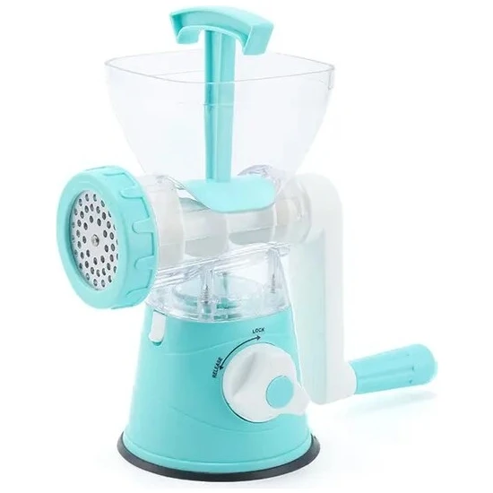 Mavi Mutfak Robotu Kıyma Makinesi Manuel Işlemciler Kıyma Mutfak Makinesi Sosis Yapıcı Doldurma Sebze Doğrayıcı Blender Ev (Yurt Dışından)