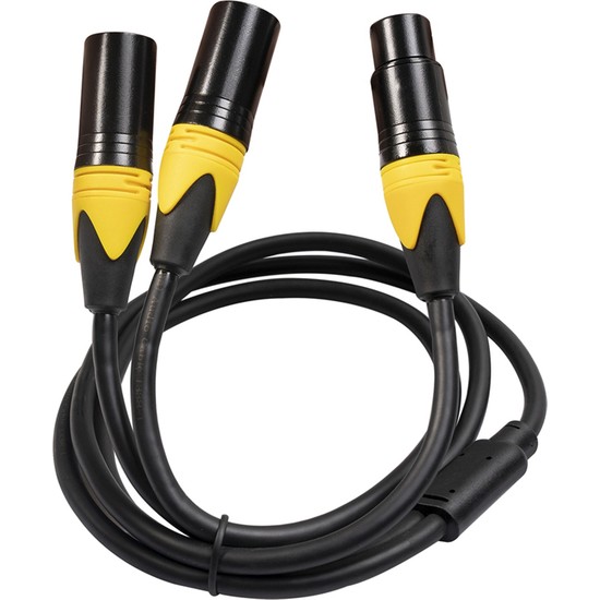 Sagrado Xlr Splitter Kablosu, 3 Pin Xlr Dişi Çift Xlr Erkek Ses Kablosu