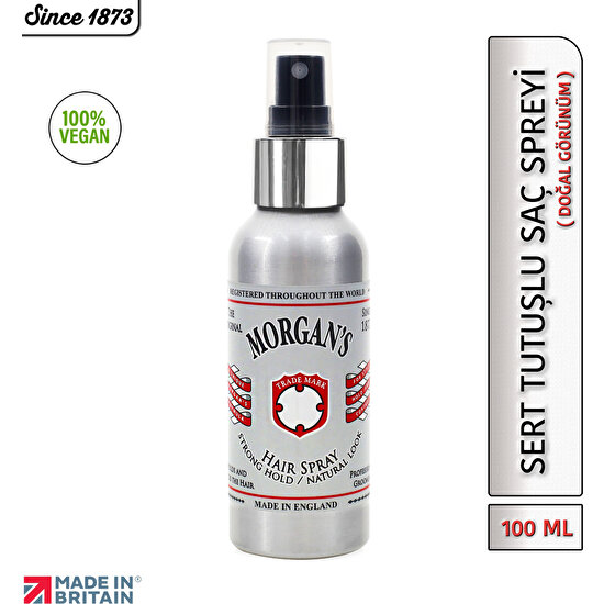 Morgan's Pomade Strong Hold Spray - Güçü Tutuşlu Doğal Görünümlü Saç Spreyi 100 ml