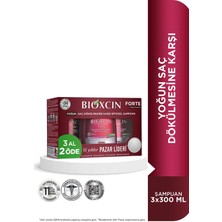 Bioxcin Forte 3 Al 2 Öde Saç Dökülmesine Karşı Bitkisel Şampuan (3 x 300 ml)
