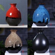 Stil 7 500 ml Sake Dağıtım Karaf Likör Isıtıcı Ev Seramik Şişe Barware Flagon Küçük Stoup Tek Mantarlı Pot (Yurt Dışından)