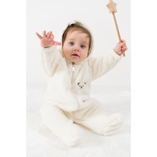 Bebesev Welsoft Peluş Unisex Fermuarlı Kışlık Bebek Uyku Tulumu Bebek Tulumu Çocuk Tulumu Çocuk Kostümü Tlmayk