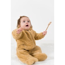 Bebesev Welsoft Peluş Unisex Fermuarlı Kışlık Bebek Uyku Tulumu Bebek Tulumu Çocuk Tulumu Çocuk Kostümü Tlmayk