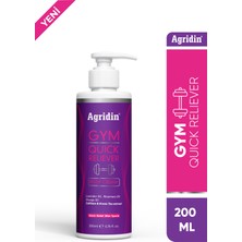 Agridin Gym Quick Reliever Sporcu Kremi 200 ml For Women