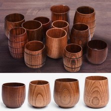 Yeni 6.5x5 cm Ahşap Büyük Göbek Bardak El Yapımı Doğal Ladin Ahşap Bardak Bira Çay Kahve Süt Su Bardağı Mutfak Bar Drinkware Dropshipping (Yurt Dışından)