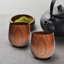 Yeni 6.5x5 cm Ahşap Büyük Göbek Bardak El Yapımı Doğal Ladin Ahşap Bardak Bira Çay Kahve Süt Su Bardağı Mutfak Bar Drinkware Dropshipping (Yurt Dışından)