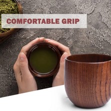 Yeni 6.5x5 cm Ahşap Büyük Göbek Bardak El Yapımı Doğal Ladin Ahşap Bardak Bira Çay Kahve Süt Su Bardağı Mutfak Bar Drinkware Dropshipping (Yurt Dışından)