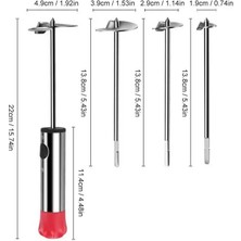 Meyve Oyacağı Sökücü Çok Amaçlı Mutfak Oyacağı Keskin Bıçak ile Paslanmaz Çelik Biber Biber Kabak Salatalık Sebze Araçları (Yurt Dışından)