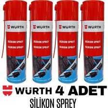 Würth Silikon Sprey 500 ml Made In Germany - 4 Adet