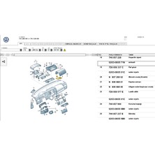 Orijinal Asparts Transporter Ön Gögüs Sağ Hoparlör Kapagi 2004-2015 [7H085722871N]