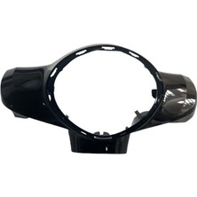 Moto Express Yamaha DELIGHT115 2013-2016 Far Kafa Çerçevesi Grenajı Muhafazası Parlak Siyah A