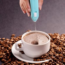 Siyah Mini Kolu Karıştırıcı Sütlü Içecek Kahve Çırpma Mikser Elektrikli Yumurta Çırpıcı Frother Foamer Pratik Mutfak Pişirme Aracı Для Кухни (Yurt Dışından)