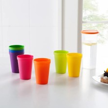 1 Takım 7 Adet Katlanır Bardak 200 ml Gıda Sınıfı Plastik Su Bardağı Seyahat Geri Çekilebilir Taşınabilir Açık Kahve Handcup Piknik Su Kabı Kupa Seti (Yurt Dışından)