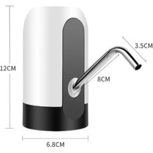 Siyah Içme Çeşmesi Su Şişesi Pompası USB Şarj Şişe Su Pompası Için 4.5-19 Litre Ev Otomatik Anahtar Ofis Içme Çeşmesi (Yurt Dışından)