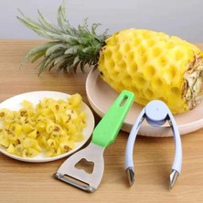 Hui Meyve Soyucu Ananas Soyma Aracı Çilek Klip Domates Sökücü Meyve Sebze Ananas Göz Sökücü Planya Soyma Bıçağı (Yurt Dışından)