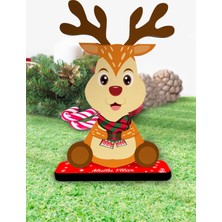 Flipped Yılbaşı Deer Geyik Figürü