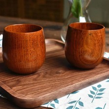 C 180 ml Ev Japon Tarzı Doğal Ahşap Çay Bardak Su Bardağı Ahşap Yuvarlak Çay Cupscups Yeşil Doğal Saf El Yapımı Yerba Mate Bardak Kupa (Yurt Dışından)
