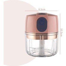 Pembe Worthbuy Elektrikli Otomatik Sebze Doğrayıcı 3 Çelik Bıçaklı Et Sarımsak Presi Kırıcı Sebze Dilimleme Mutfak Aksesuarları (Yurt Dışından)