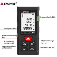 2Liyao H-DS70 70M Sndway Lazer Mesafe Ölçer 40M 60M 80M 100M Telemetre Trena Lazer Bant Mesafe Bulucu Inşa Ölçü Cihazı Cetvel Test Aracı (Yurt Dışından)