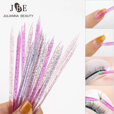 Danlu Pembe 100 Adet 100 Adet/paket Yeniden Kullanılabilir Kristal Sopa Çift Uçlu Nail Art Tırnak Eti Itici Akrilik Süsleyen Temiz Tırnak Sopa Lehçe Manikür Araçları (Yurt Dışından)