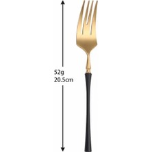 Dinnerfork 1 Adet Mat Çatal Bıçak Takımı Altın Çatal Kaşık Bıçak Çatal Bıçak Takımı Paslanmaz Çelik Altın Çelik Çatal Seti Gümüş Seti Kek Çatalı (Yurt Dışından)