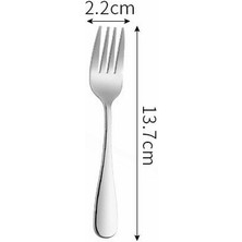 LF1YSTEAFORK1PC Batı Çatal Bıçak Kaşık Seti Paslanmaz Çelik Sofra Kaşık Çatal Bıçak Yemek Takımı Seti Mutfak Yemeği Seti Sofra Lüks Ev Sofra Takımı (Yurt Dışından)