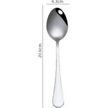 Sharp Spoon1 Paslanmaz Çelik Ev Yemek Takımı Yetişkin Çocuk Buz Kaşığı Meyve Biftek Çatal Bıçak Gümüş Sofra Taşınabilir Batı Çatal Bıçak Takımı (Yurt Dışından)