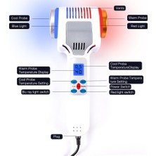 Danlu 1 Adet Abd Plug Sıcak Soğuk Çekiç Buz Kriyoterapi Termoterapi Gençleştirme Yüz Kaldırma Sıkılaştırıcı Masaj Sakinleştirici Makinesi Ultrasonik Titreşim (Yurt Dışından)