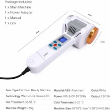 Danlu 1 Adet Abd Plug Sıcak Soğuk Çekiç Buz Kriyoterapi Termoterapi Gençleştirme Yüz Kaldırma Sıkılaştırıcı Masaj Sakinleştirici Makinesi Ultrasonik Titreşim (Yurt Dışından)