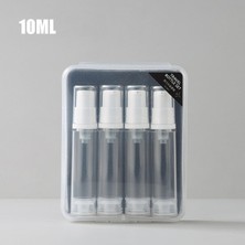 Danlu 4 Adet 10 ml Kutulu Sprey Losyon Karışımı 5 ml 10 ml 3/4 Adet Seyahat Alt Şişeleme Seti Olarak Vakum Sprey Losyon Kozmetik Boş Doldurulabilir Şişe Uçakta Taşınabilir (Yurt Dışından)