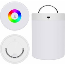 YHome Rechargeable LED Night Light Table Lamp - Warm White & Color Changing Rgb, Smart Touch, Portable Bedside Lamp (Yurt Dışından)