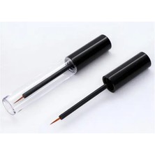 Danlu Eyeliner-Siyah 10 ml Plastik 1 Adet 10 ml Boş Kirpik Tüp Maskara Tüpü Şişeler Şişe Aracı Moda Hint Yağı Dıy Maskara Konteyner Seti Gümüş Kapaklı (Yurt Dışından)