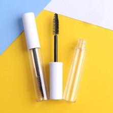 Danlu Eyeliner-Siyah 10 ml Plastik 1 Adet 10 ml Boş Kirpik Tüp Maskara Tüpü Şişeler Şişe Aracı Moda Hint Yağı Dıy Maskara Konteyner Seti Gümüş Kapaklı (Yurt Dışından)