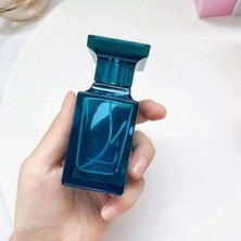 Danlu Mavi Parfüm Şişesi 50 ml Lüks Cam Sprey Şişesi Doldurulabilir Parfüm Şişesi Seyahat Kozmetik Ambalaj Şişesi Boş Flakon Flakon (Yurt Dışından)